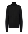 The Row Long Sleeve Sweater In Black