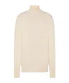 The Row Long-sleeved Wool Sweater In White