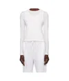 The Row Long Sleeve T-shirt In White