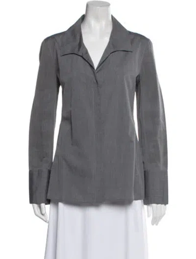 Pre-owned The Row Long Sleeve Top In Gray
