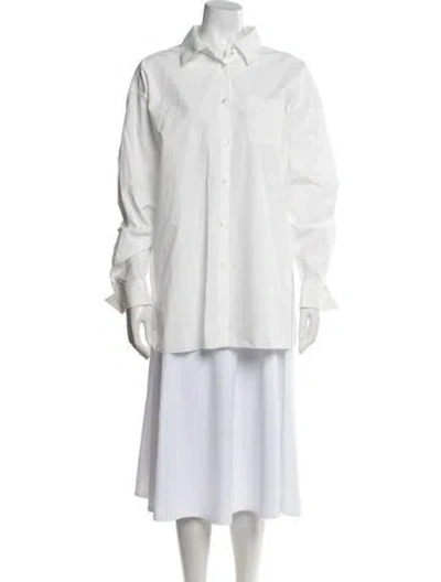 Pre-owned The Row Long Sleeve Tunic In Neutral
