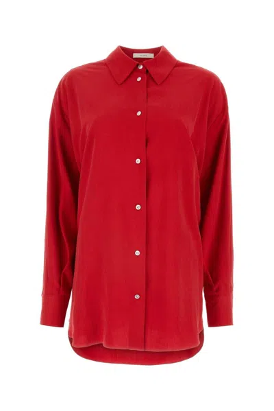 THE ROW LONG-SLEEVED BUTTON-UP SHIRT
