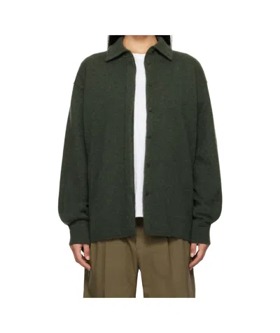 The Row Long-sleeved Cardigan In Black