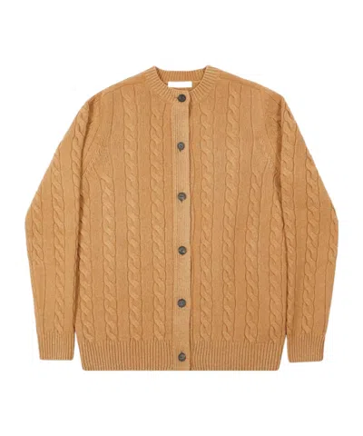 The Row Long-sleeved Cardigan In Brown