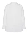 The Row Long-sleeved Cashmere Shirt In White