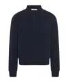 The Row Long-sleeved Cashmere Sweater In Black