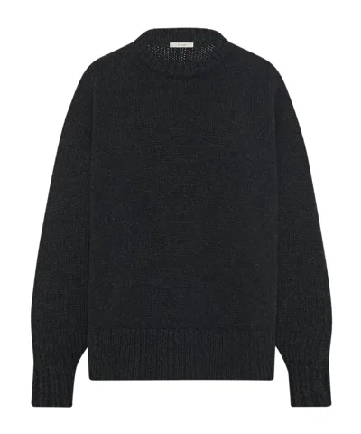 The Row Cashmere Sweater In Black