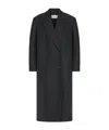 The Row Hariet Coat In Virgin Wool And Cashmere In Gray