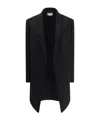 The Row Long-sleeved Coat In Black