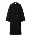 The Row Long-sleeved Coat In Black