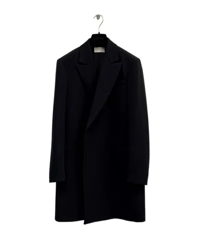 The Row Long-sleeved Coat In Black