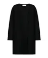 The Row Wide-sleeve Silk Coat In Black
