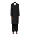 The Row Black Sand Coat In Black