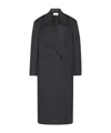 The Row Harisi Cashmere Coat In Black
