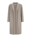 The Row 'fedra' Cashmere Coat In Nude