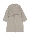 The Row Long-sleeved Coat In Nude