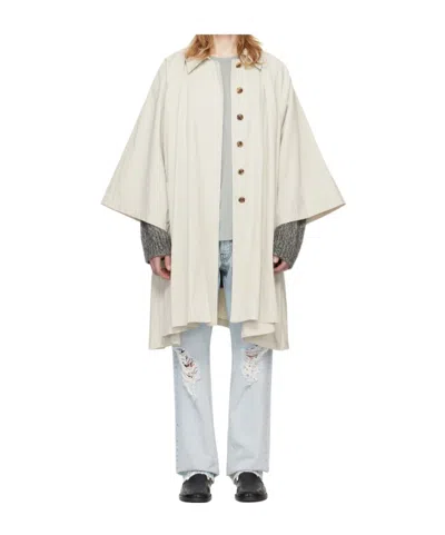 The Row Long-sleeved Coat In White