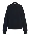 The Row Long-sleeved Polo Jumper In Black