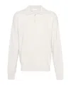 The Row Long-sleeved Polo Shirt In White