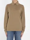 The Row Women's Ipanelli Polo Shirt In Beige