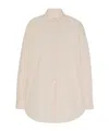 The Row Striped Caster Shirt In Beige