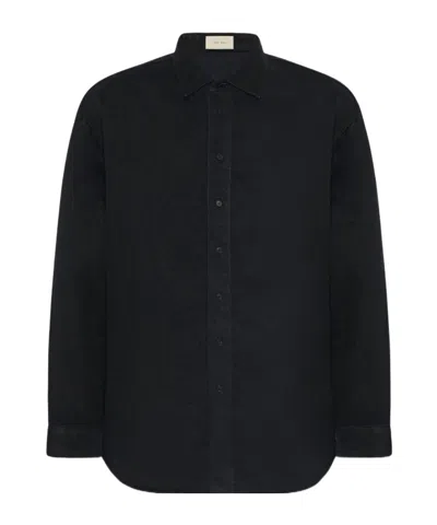 The Row Long-sleeved Shirt In Black