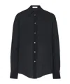 The Row Long-sleeved Shirt In Black
