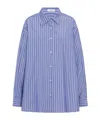 The Row Long-sleeved Shirt In Blue