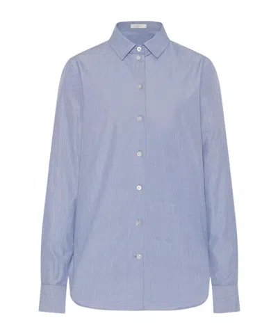 THE ROW THE ROW METIS CURVED HEM SHIRT