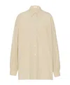 The Row Nesson Shirt - Women's - Organic Cotton In Nude