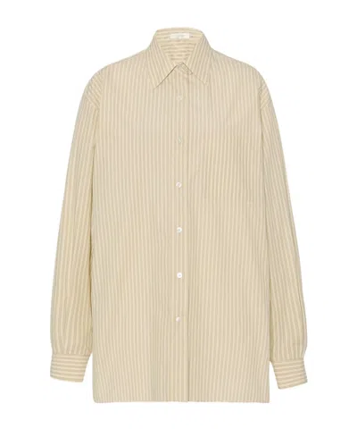 THE ROW THE ROW NESSON STRIPED BUTTON-UP SHIRT