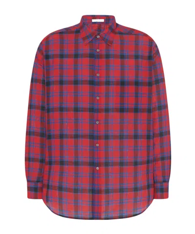The Row Long-sleeved Shirt In Red