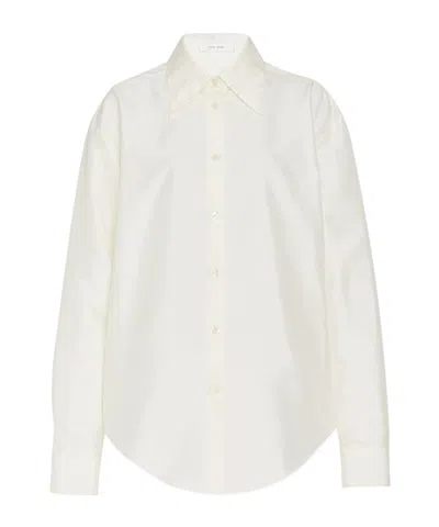 The Row Long-sleeved Shirt In White