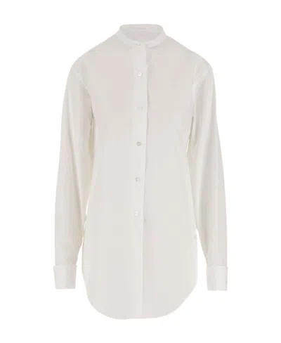 The Row Long-sleeved Shirt In White