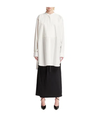 The Row Long-sleeved Shirt In White