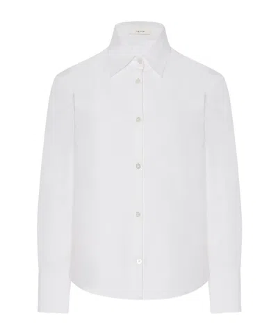THE ROW THE ROW FROU CURVED HEM SHIRT