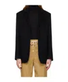 The Row Long-sleeved Suit Coat In Black