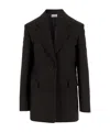 The Row Long-sleeved Suit Coat In Black