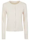 The Row Gretas Cotton Cardigan In White