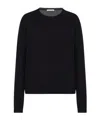 The Row Long-sleeved Sweater In Black