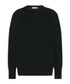The Row Maglione Leilani Oversize In Cashmere Blu Notte Donna In Black