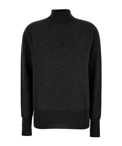 The Row Long-sleeved Sweater In Black