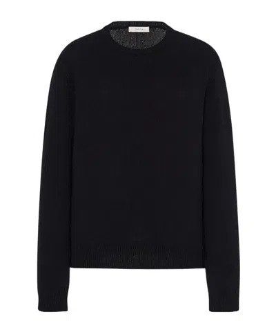 The Row Long-sleeved Sweater In Black
