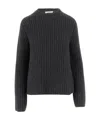 The Row Long-sleeved Sweater In Black