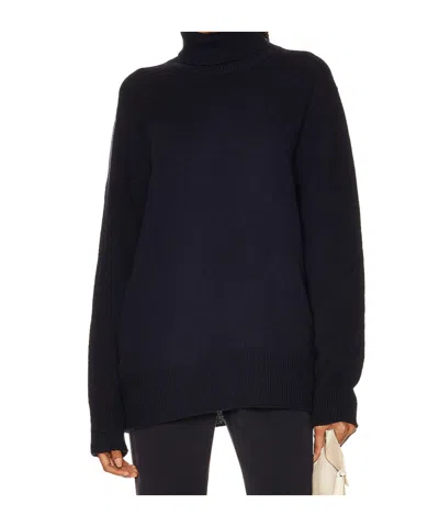 The Row Long-sleeved Sweater In Blue