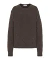 The Row Long-sleeved Sweater In Brown