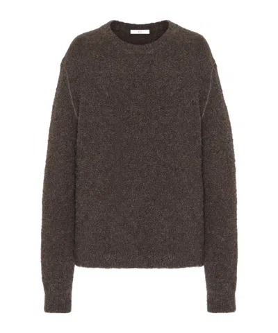 The Row Long-sleeved Sweater In Brown