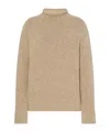 The Row Long-sleeved Sweater In Light Beige Mixed Color