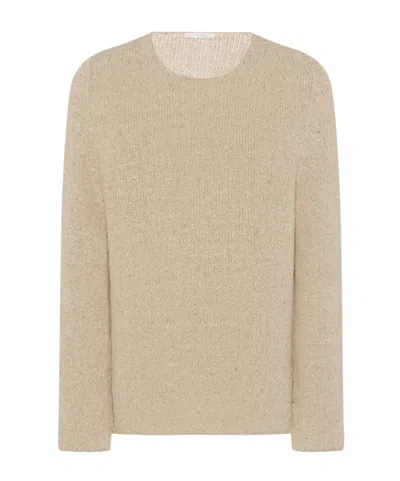 The Row Long-sleeved Sweater In Light Beige Mixed Color