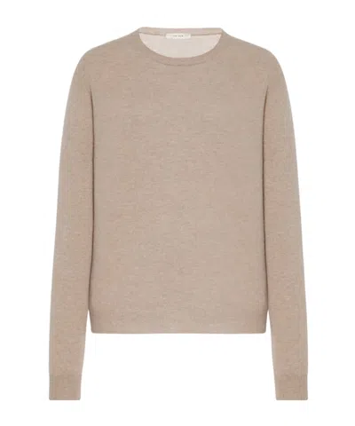 The Row Long-sleeved Sweater In Nude